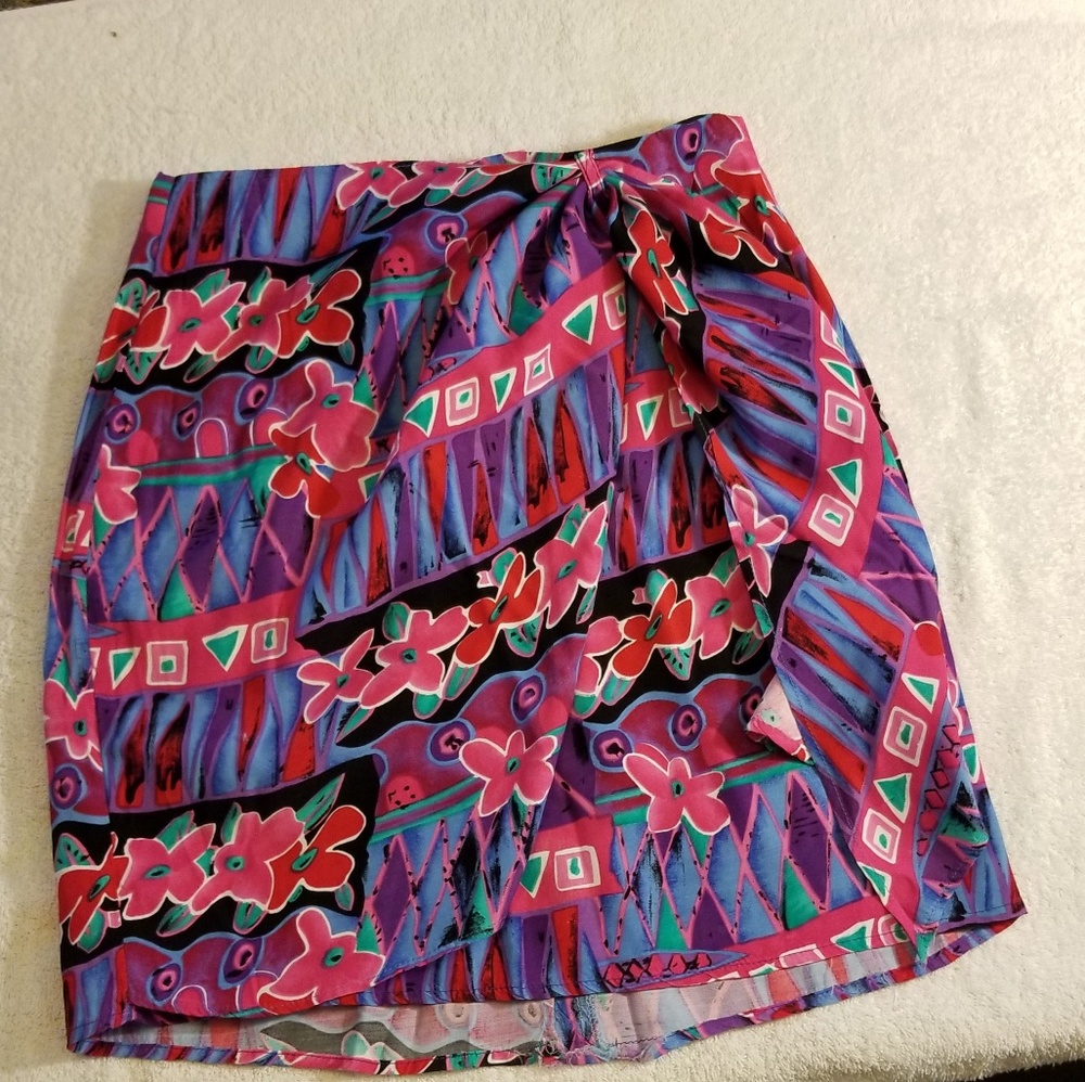 Vintage Hawaiian Skirt/Wrap Spoiled Girls  Skirt